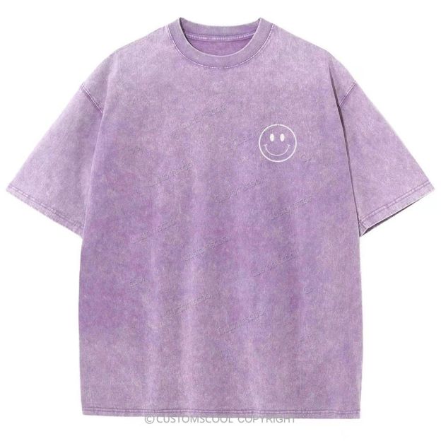 Addcustom Name And Your Description Unisex Fit Washed T-Shirt Customscool