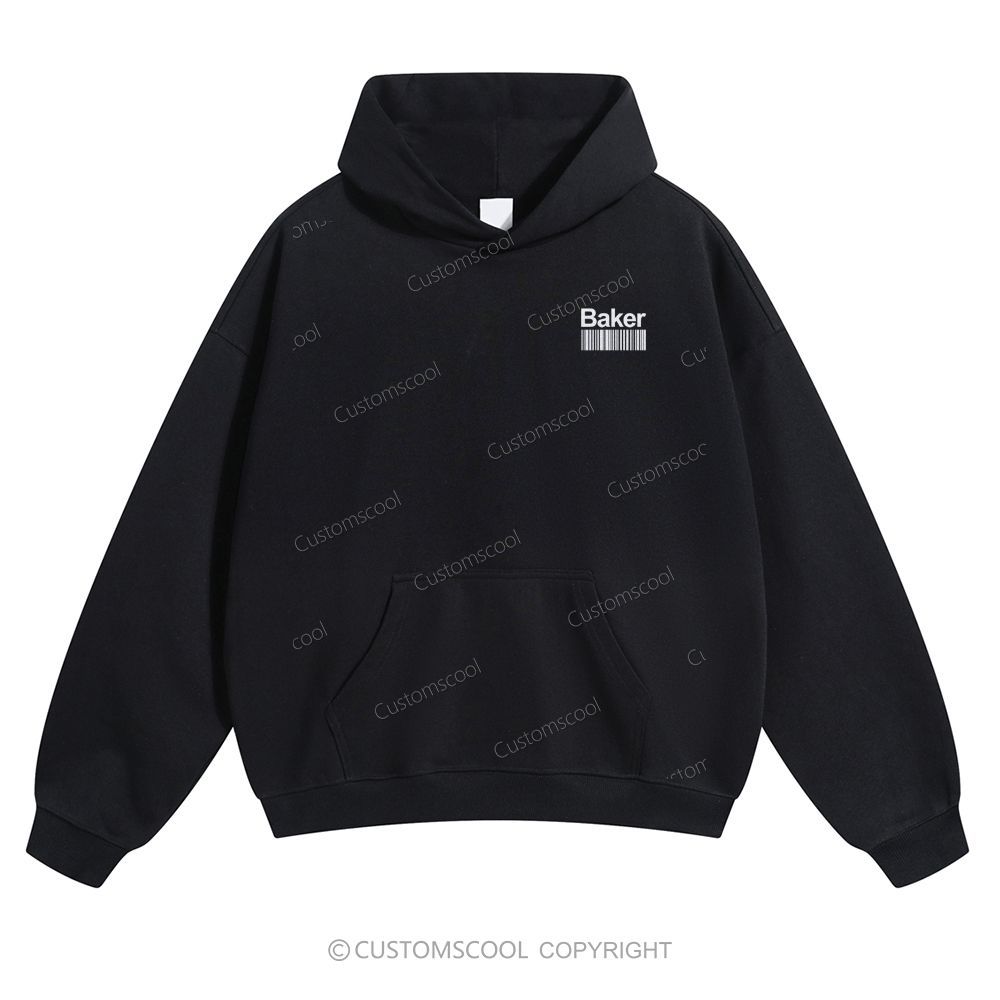 Baker Solid Color Hoodie Customscool