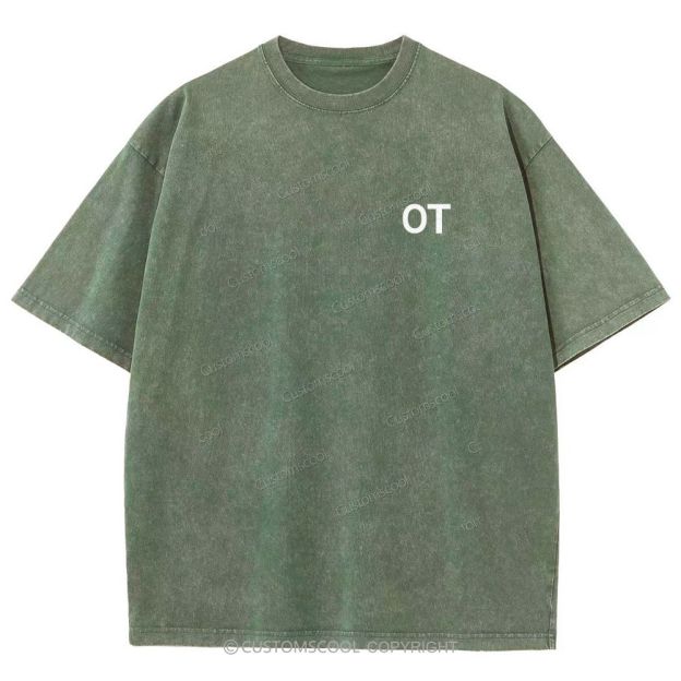 Occupational Therapist Unisex Fit Washed T-Shirt Customscool