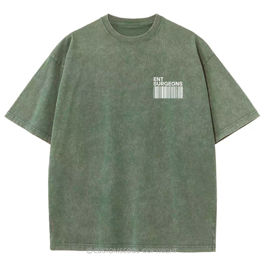 Ent Surgeons Unisex Fit Washed T-Shirt
