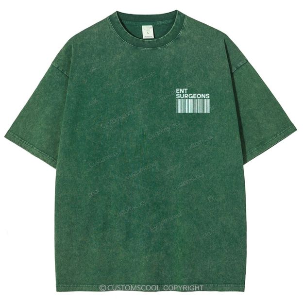 Ent Surgeons Unisex Fit Washed T-Shirt