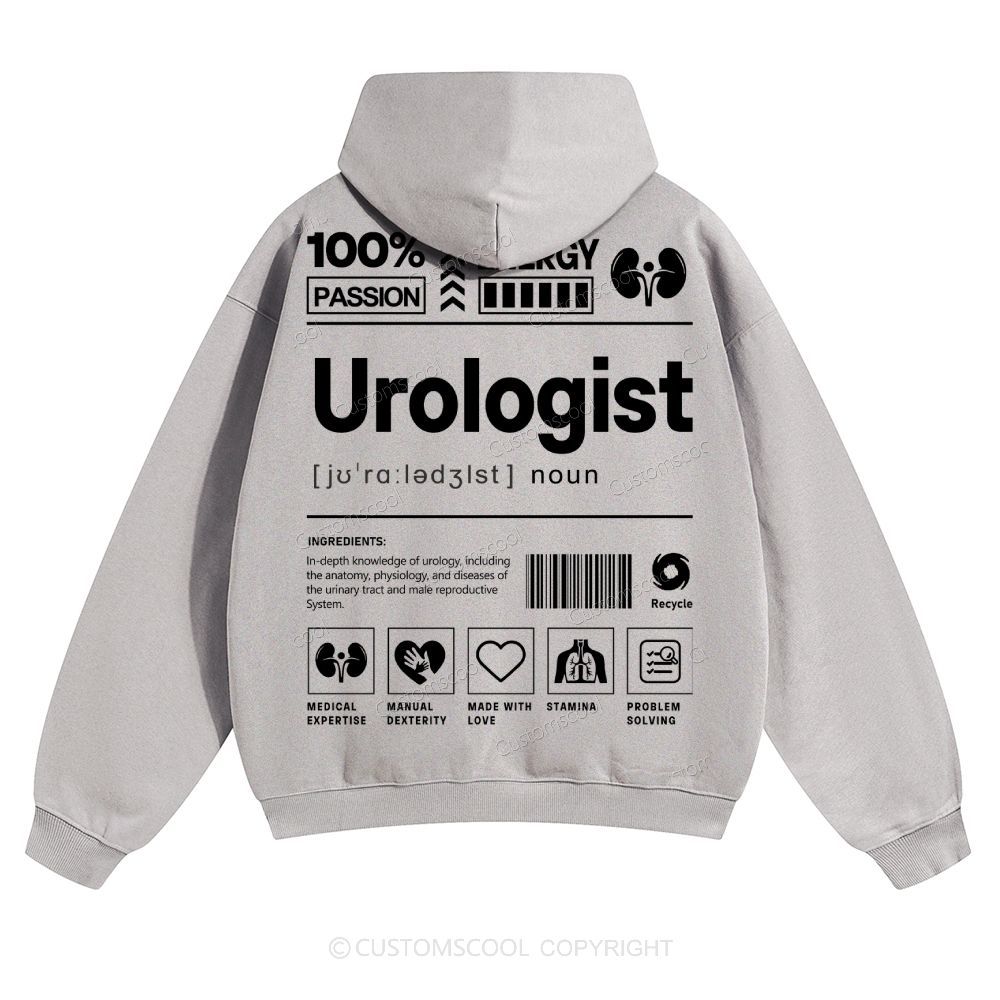 Urologist Solid Color Hoodie