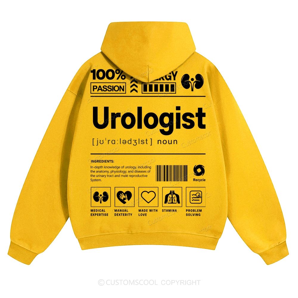 Urologist Solid Color Hoodie
