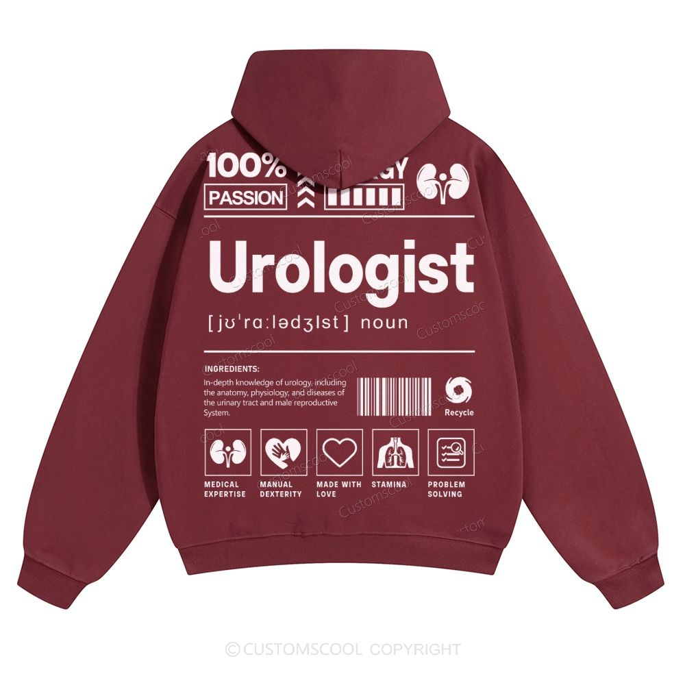 Urologist Solid Color Hoodie