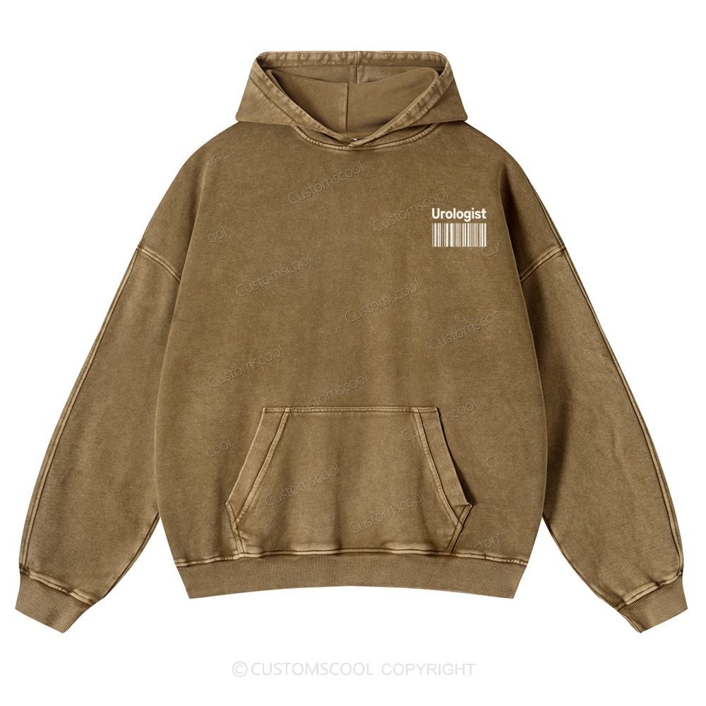 Urologist Casual Washed Hoodie