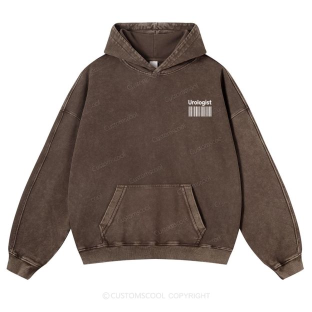 Urologist Casual Washed Hoodie