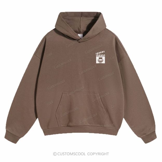 Film Director Solid Color Hoodie Customscool