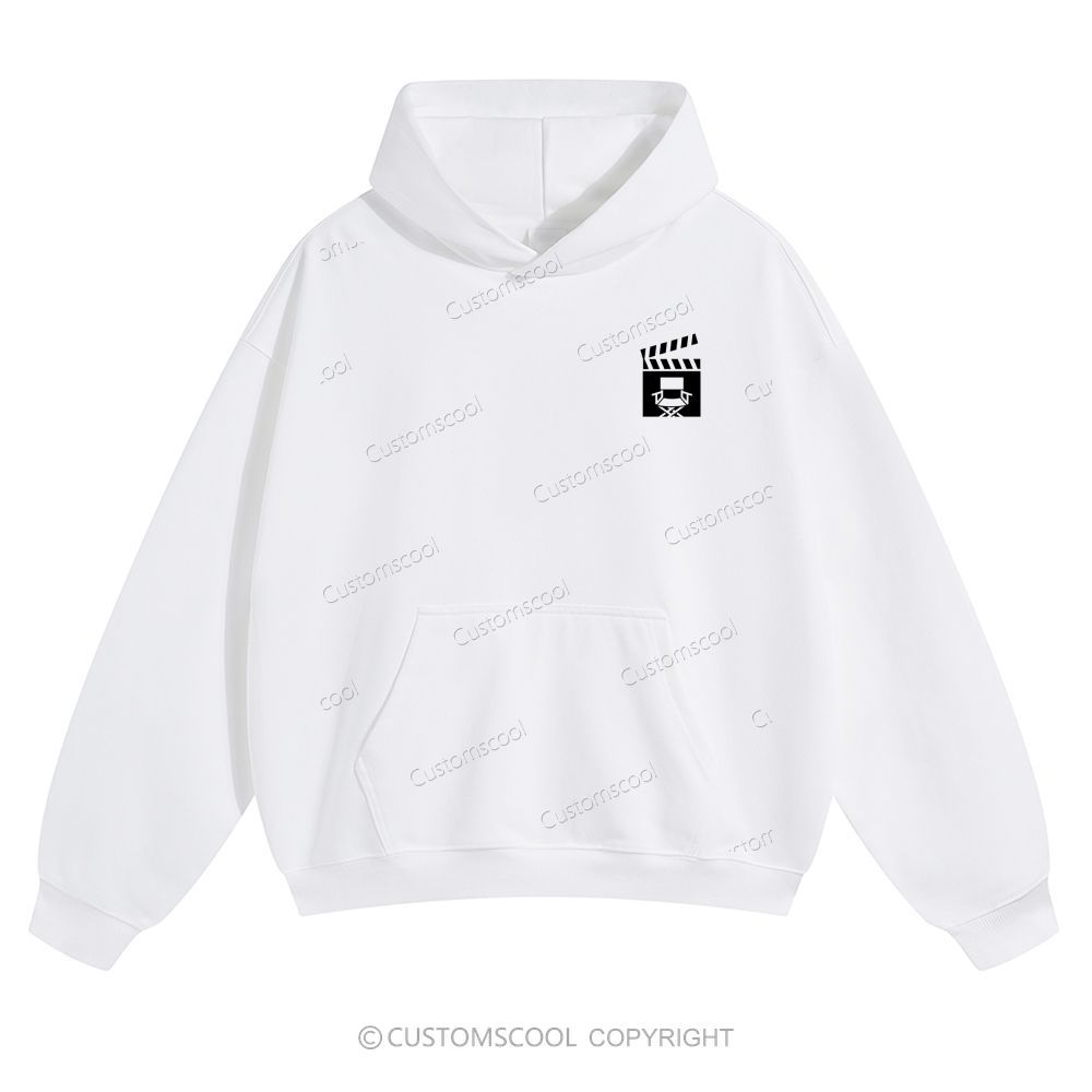 Film Director Solid Color Hoodie Customscool