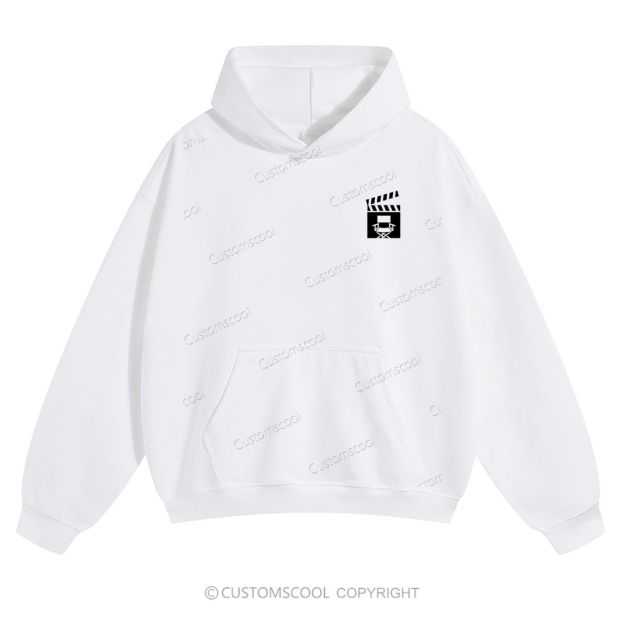 Film Director Solid Color Hoodie Customscool