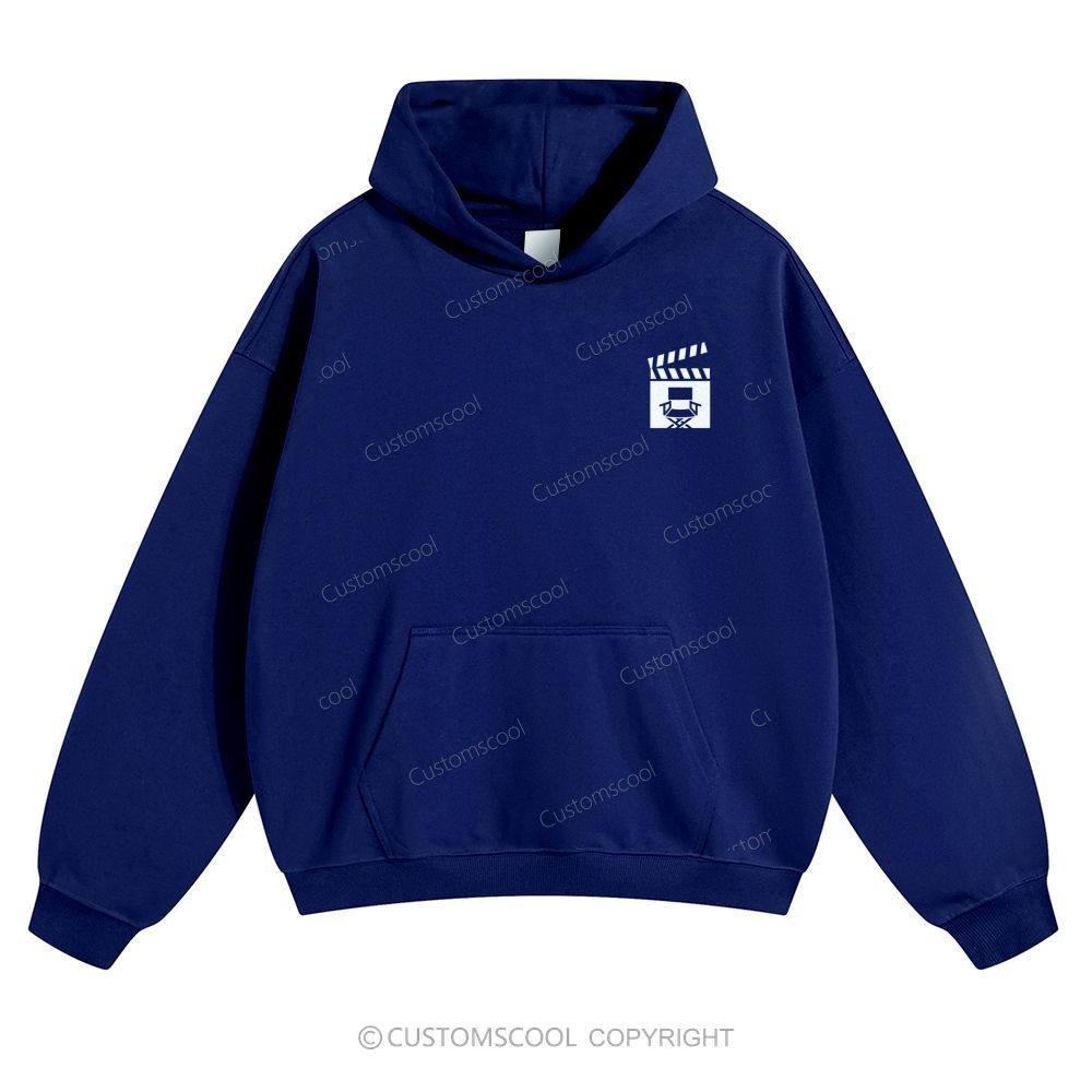 Film Director Solid Color Hoodie Customscool