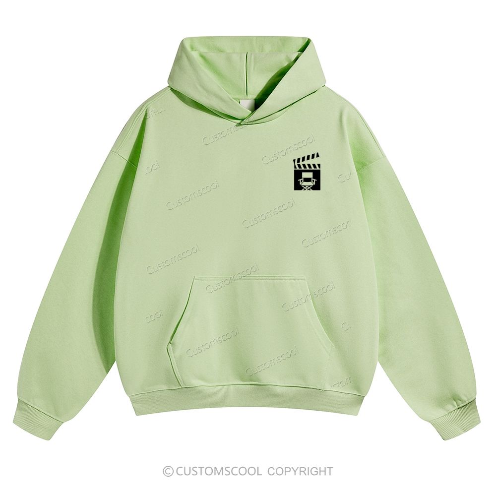 Film Director Solid Color Hoodie Customscool