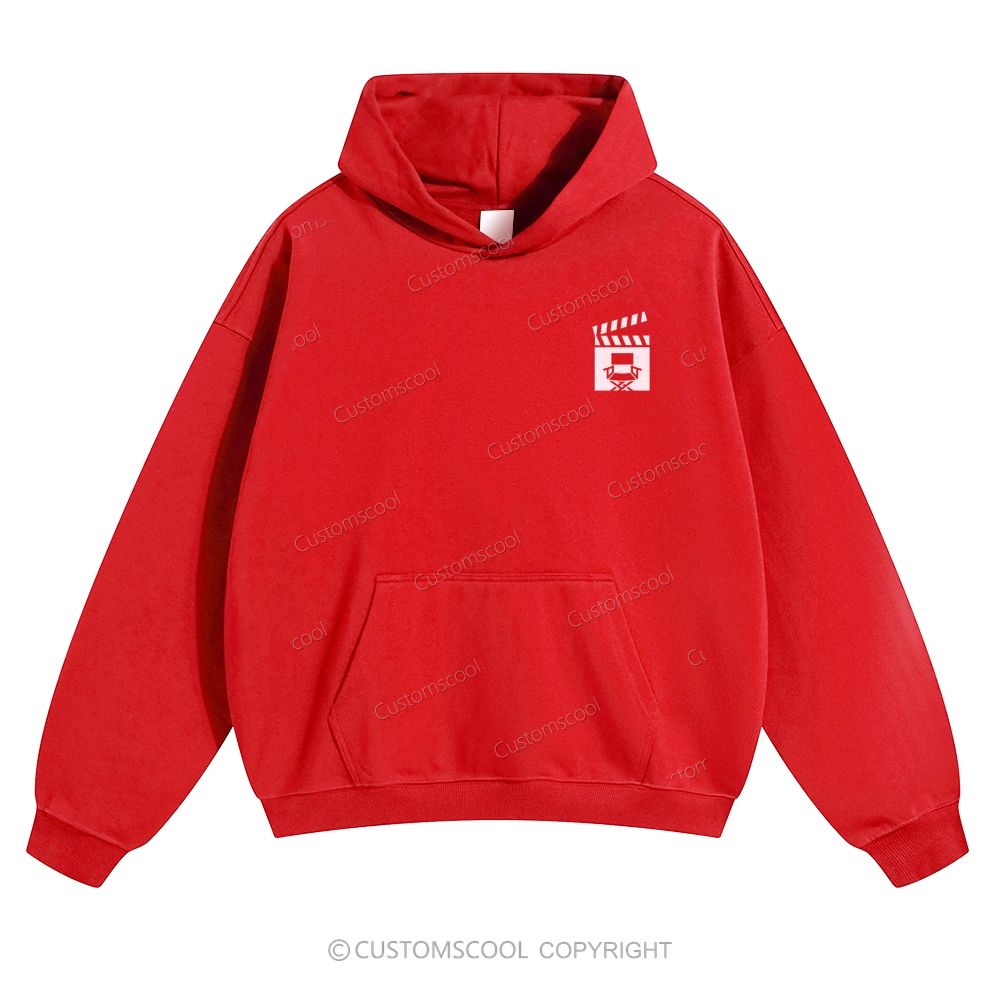Film Director Solid Color Hoodie Customscool