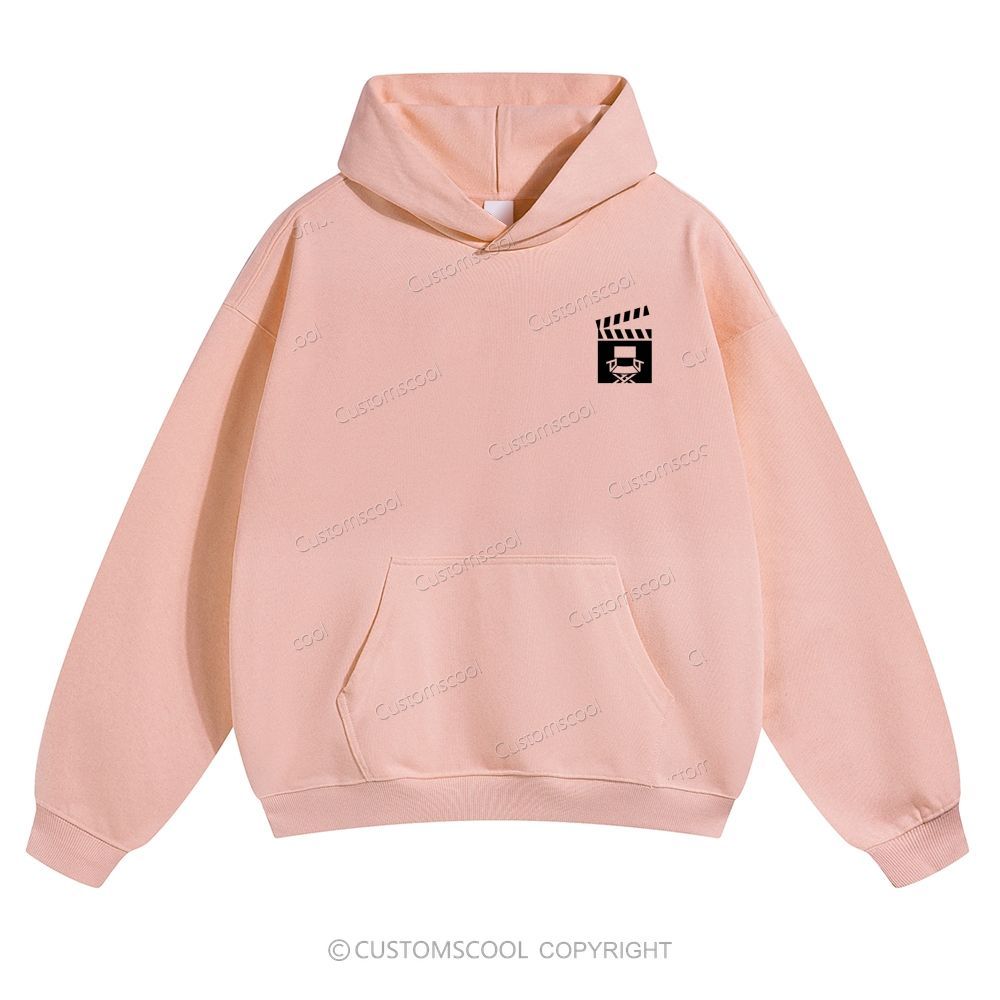 Film Director Solid Color Hoodie Customscool