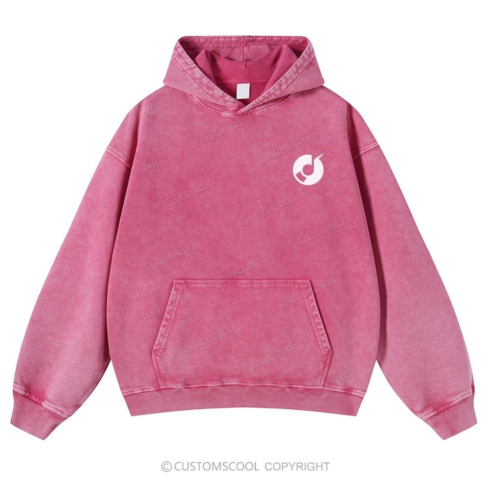 Music Producer Casual Washed Hoodie Customscool