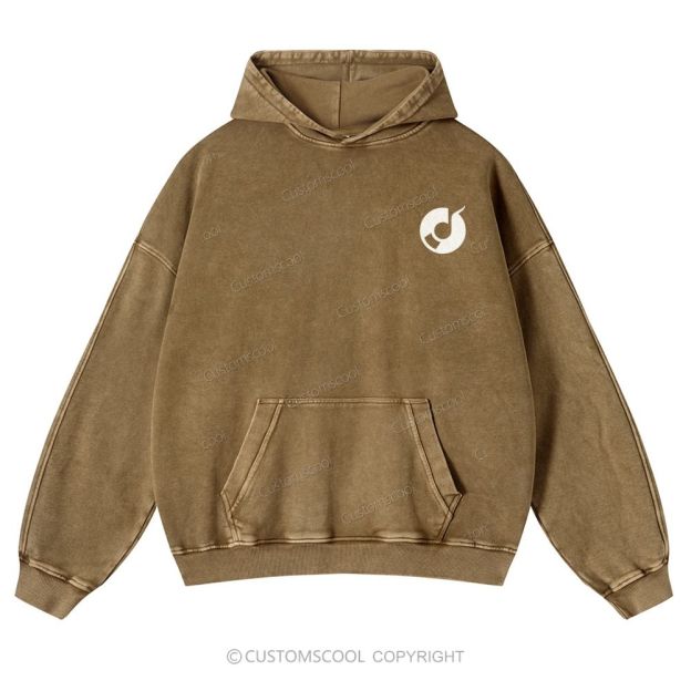 Music Producer Casual Washed Hoodie Customscool