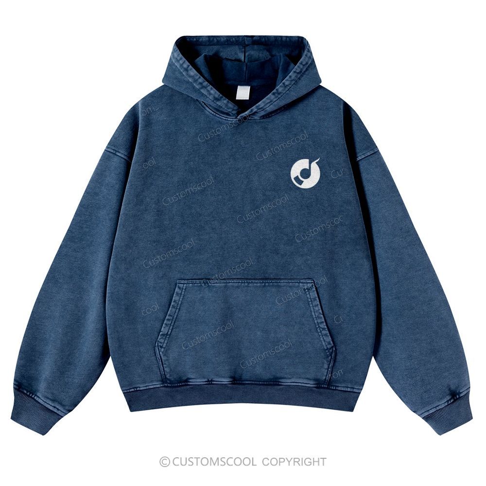 Music Producer Casual Washed Hoodie Customscool