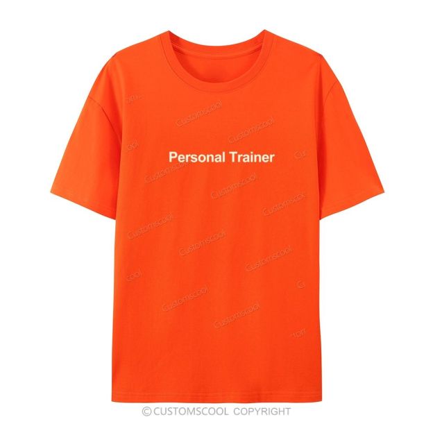 Personal Trainer Casual Short Sleeve T-Shirt Customscool