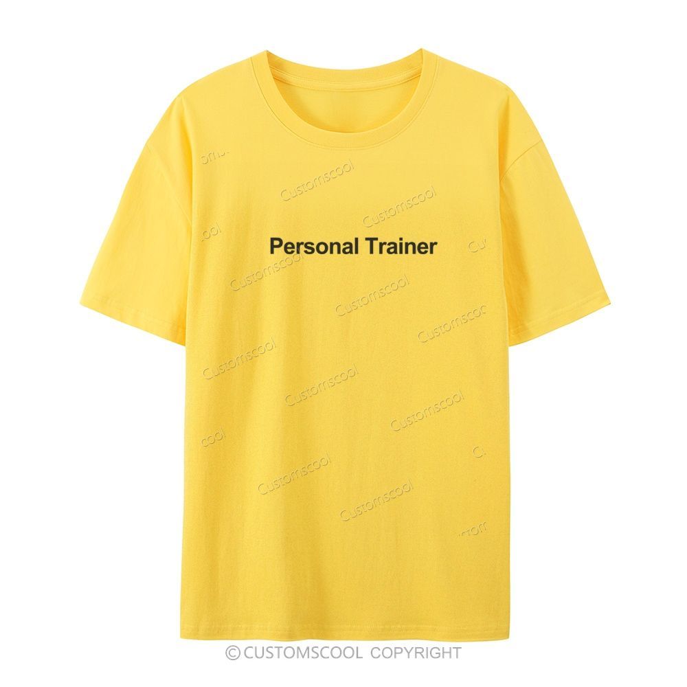 Personal Trainer Casual Short Sleeve T-Shirt Customscool