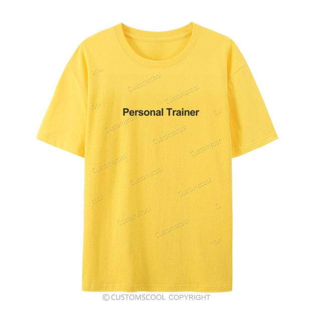 Personal Trainer Casual Short Sleeve T-Shirt Customscool