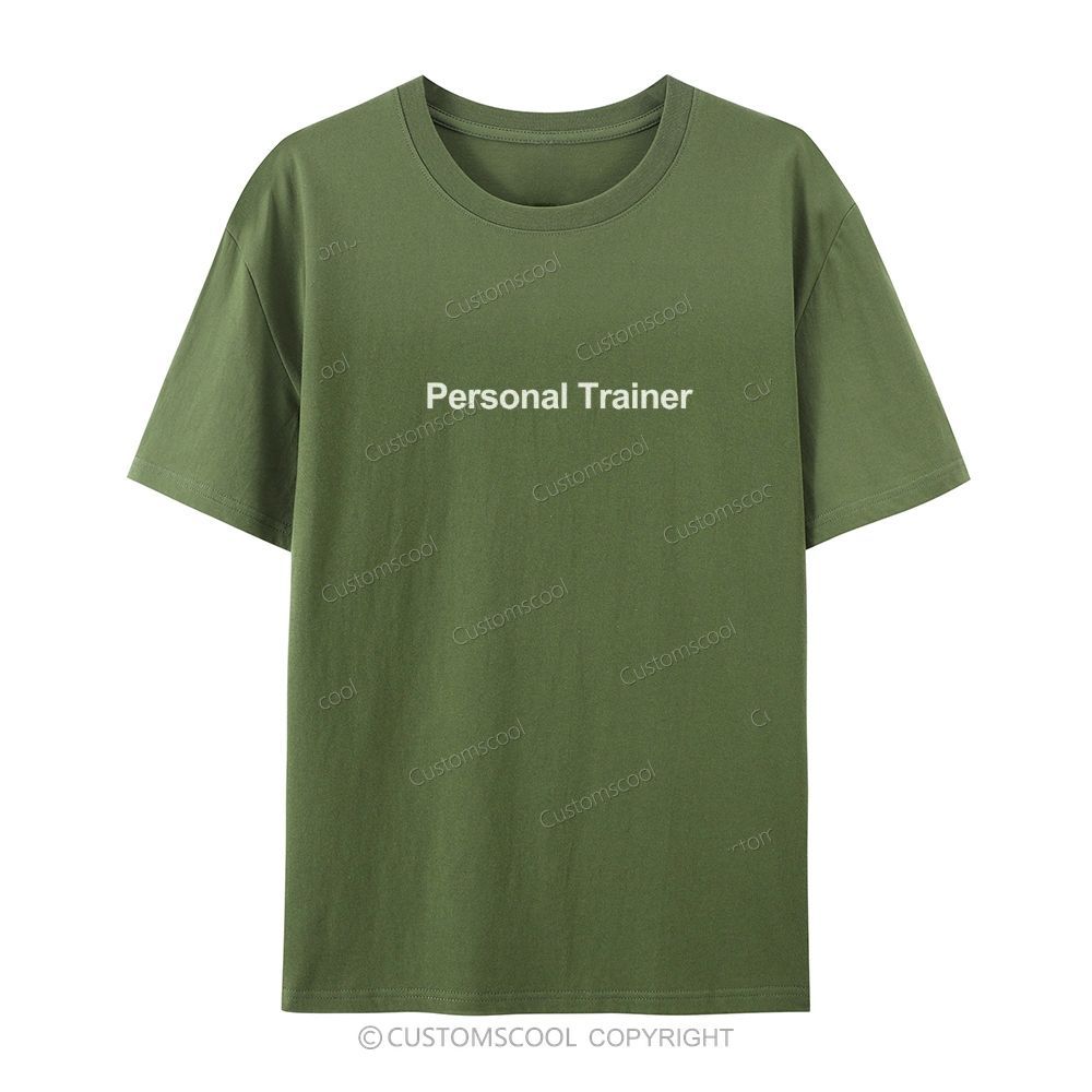 Personal Trainer Casual Short Sleeve T-Shirt Customscool