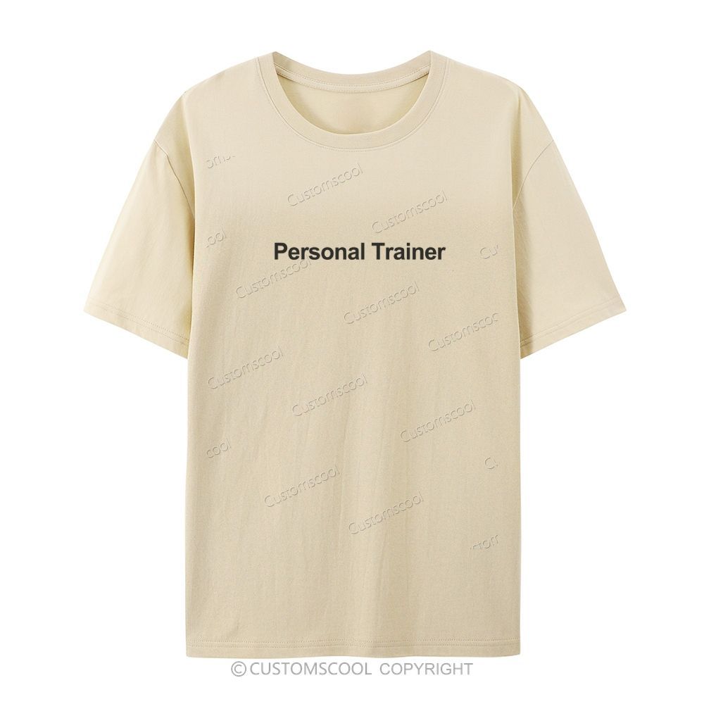 Personal Trainer Casual Short Sleeve T-Shirt Customscool