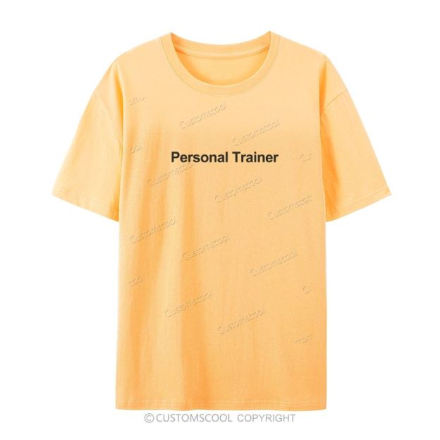 Personal Trainer Casual Short Sleeve T-Shirt Customscool