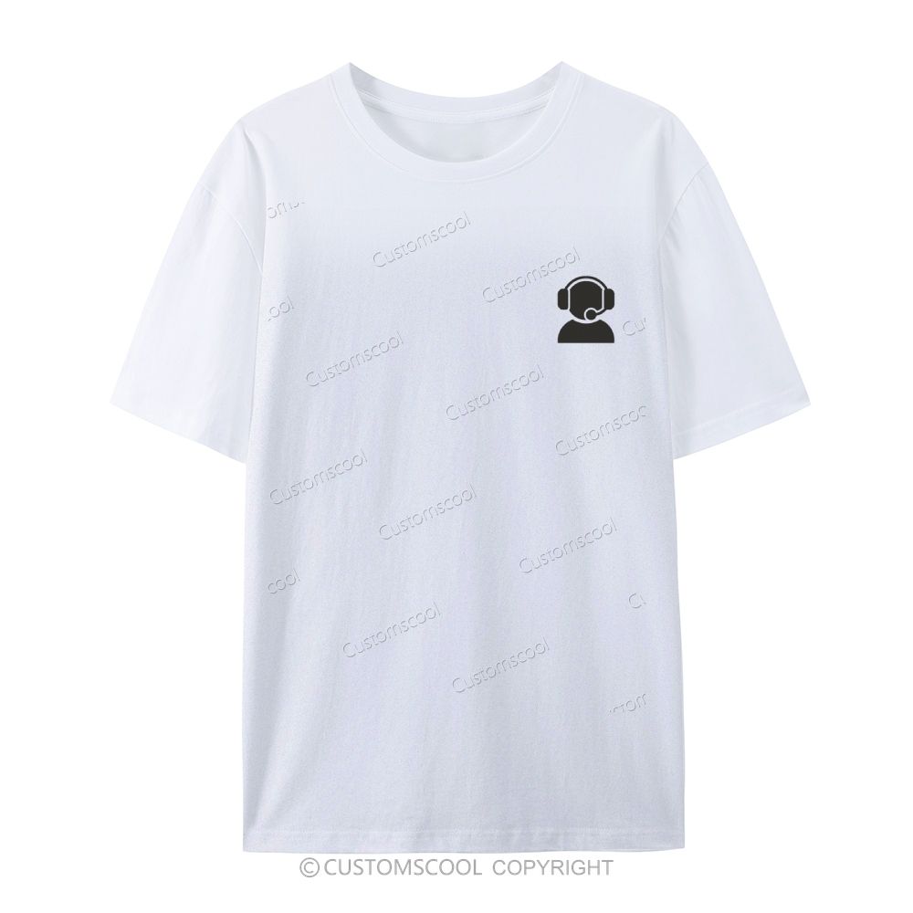Stage Manager Casual Short Sleeve T-Shirt Customscool