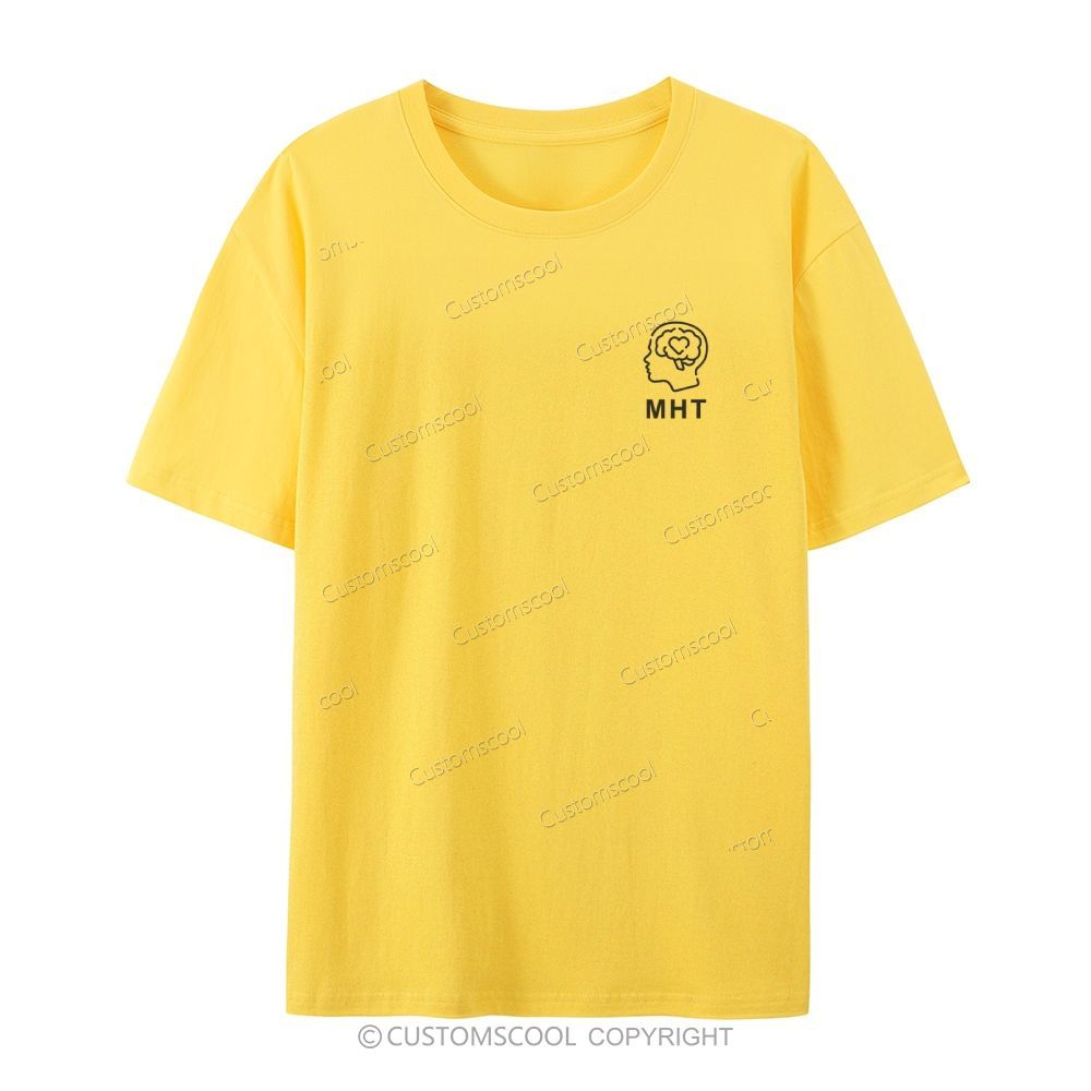 Mental Health Therapist Casual Short Sleeve T-Shirt Customscool