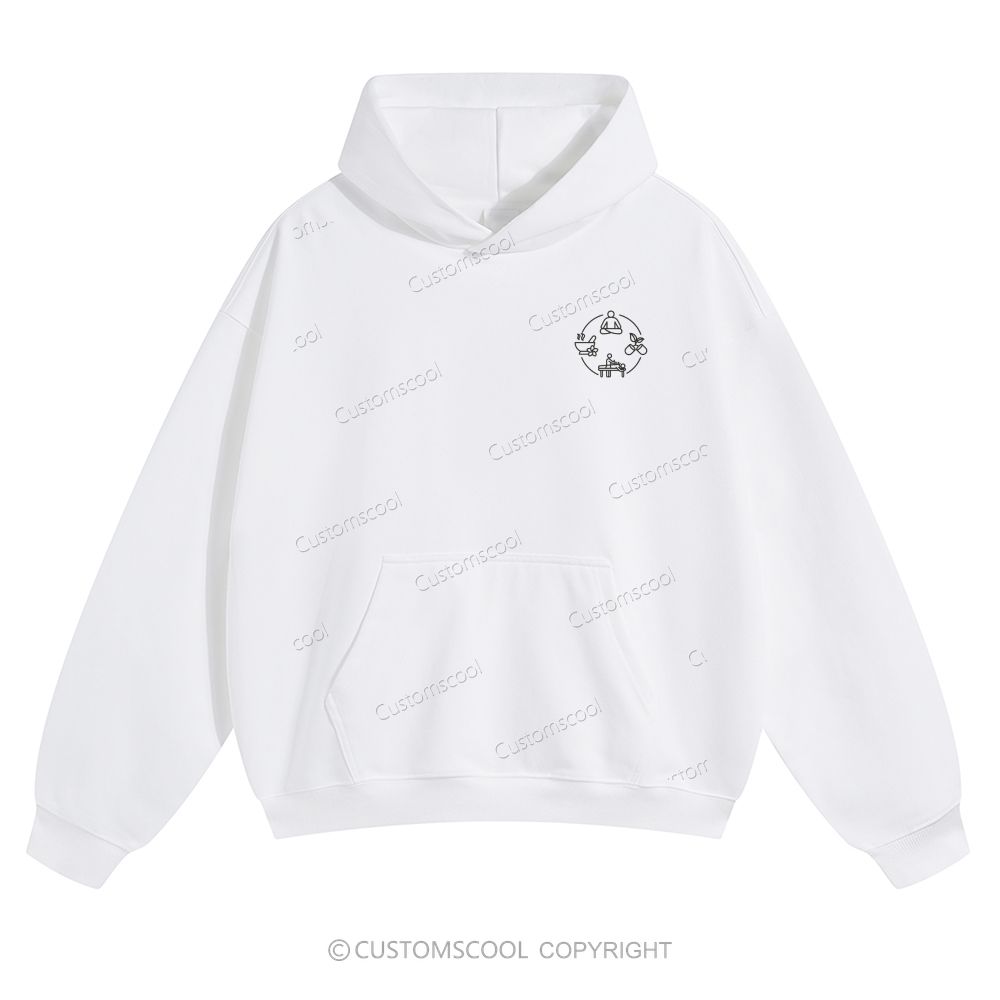 Chinese Medicine Practitioner Solid Color Hoodie Customscool