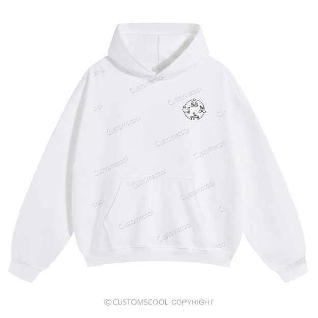 Chinese Medicine Practitioner Solid Color Hoodie Customscool