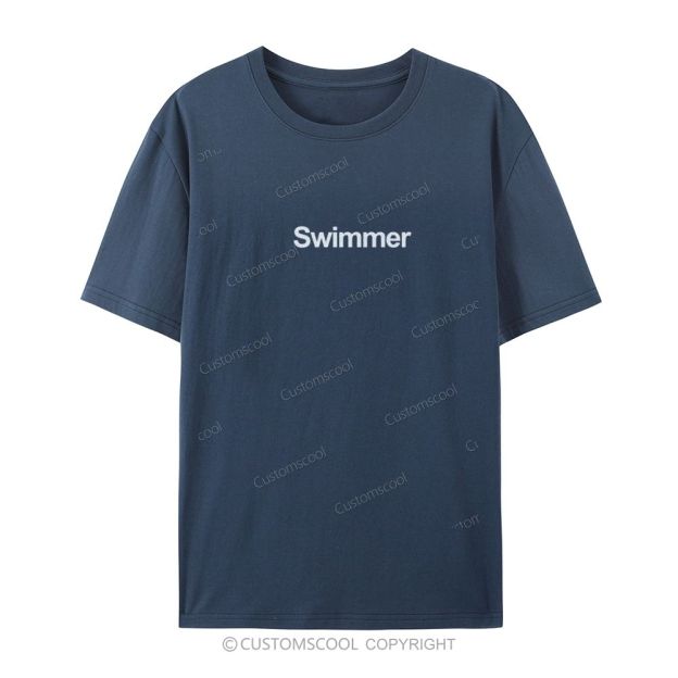Swimmer Casual Short Sleeve T-Shirt Customscool