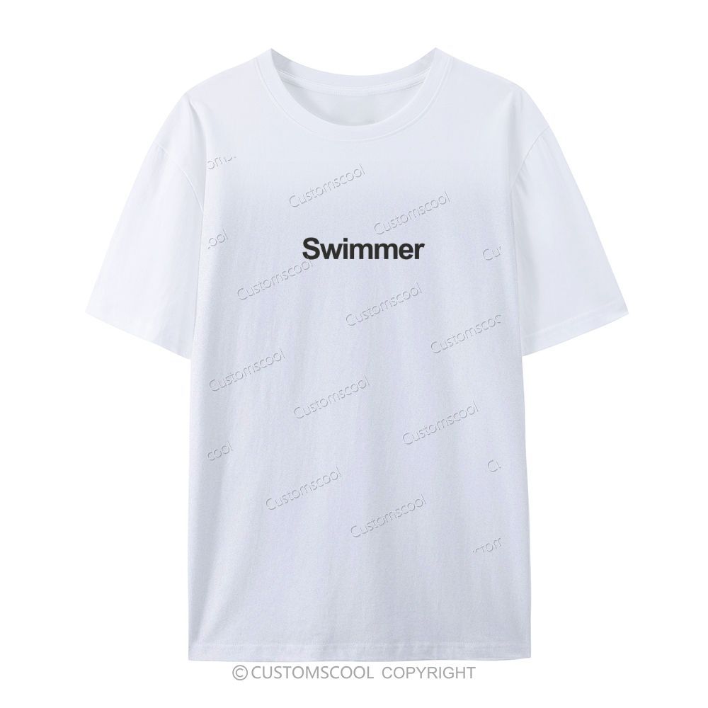 Swimmer Casual Short Sleeve T-Shirt Customscool