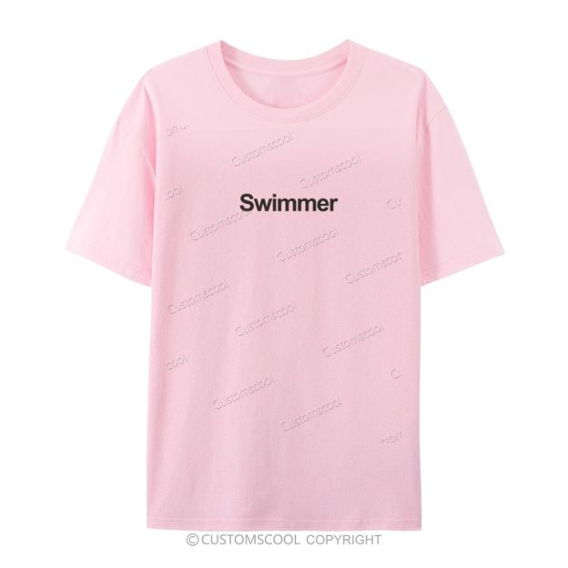 Swimmer Casual Short Sleeve T-Shirt Customscool