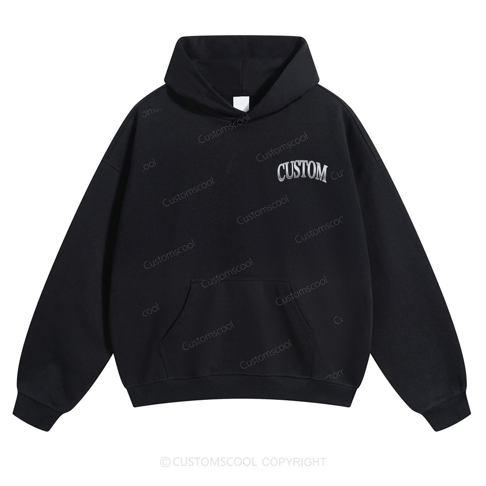 Custom Pet Photo Comfort Solid Color Hoodie Customscool