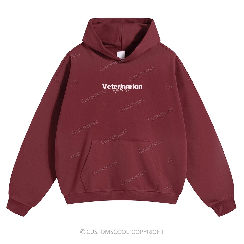 Veterinarian Solid Color Hoodie Customscool