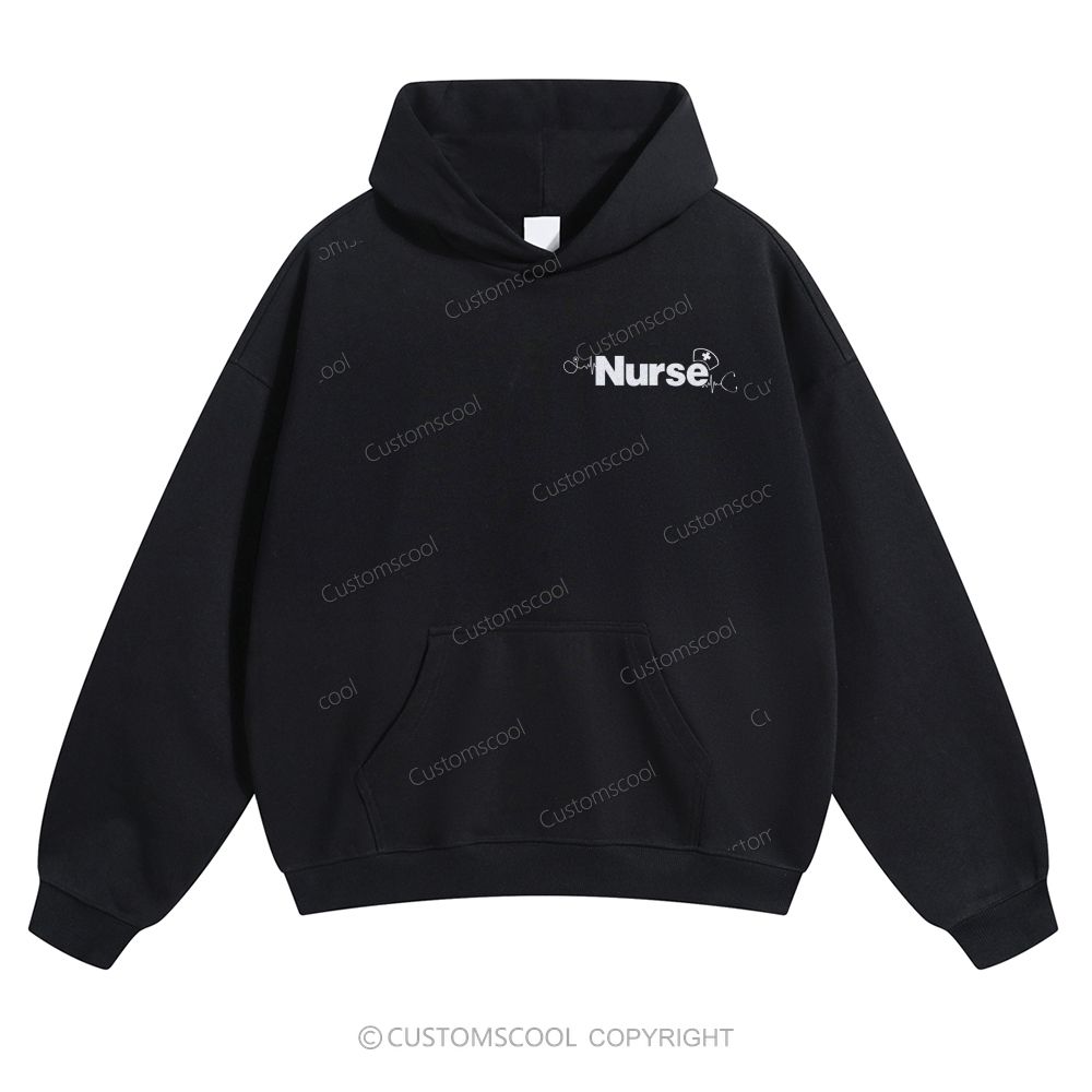 Nurse Solid Color Hoodie Customscool