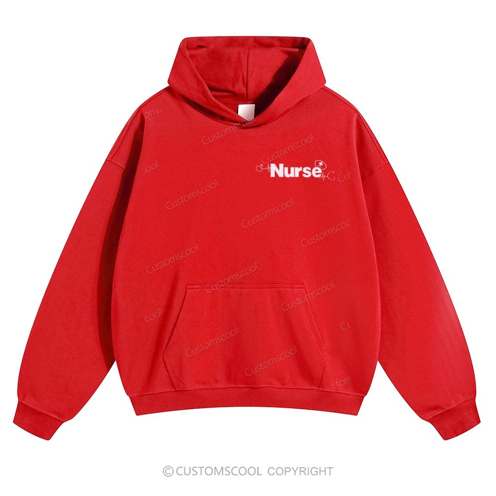 Nurse Solid Color Hoodie Customscool