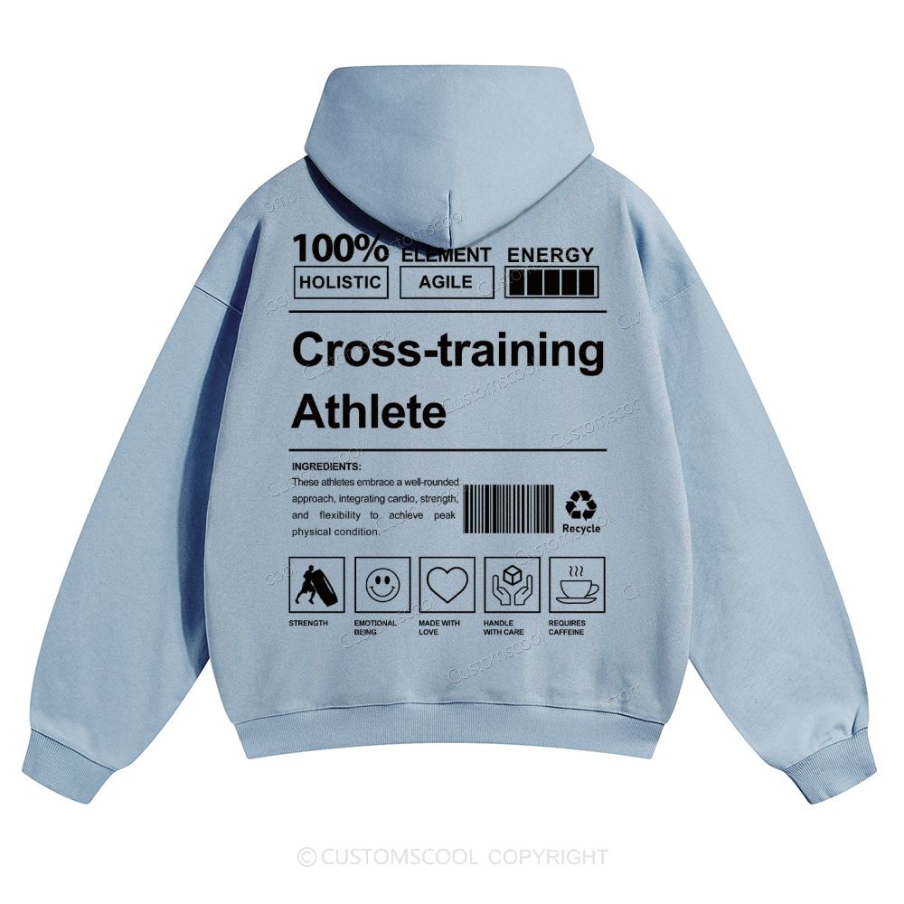 Cross-training Athlete Solid Color Hoodie