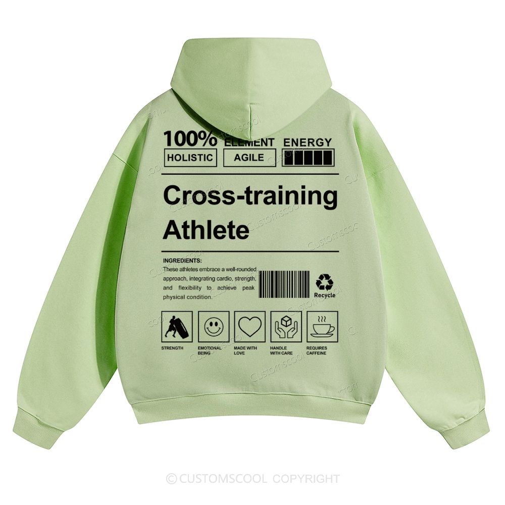 Cross-training Athlete Solid Color Hoodie