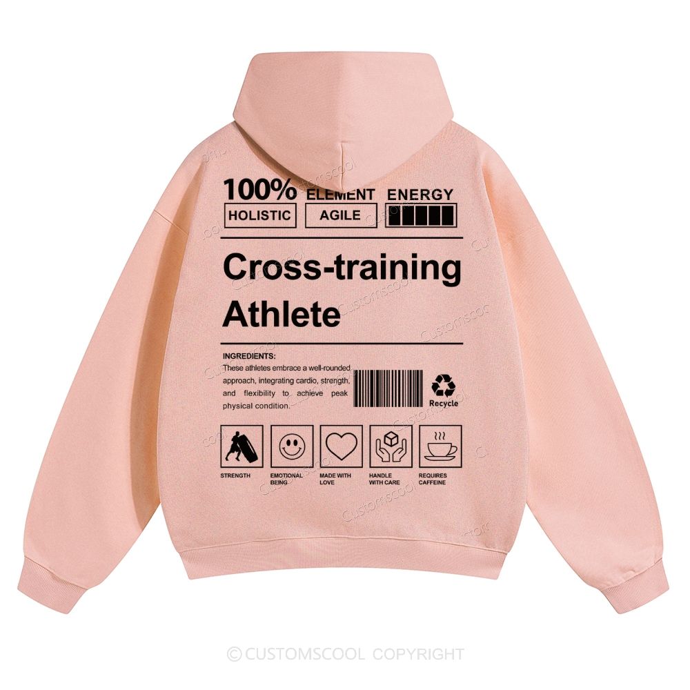 Cross-training Athlete Solid Color Hoodie