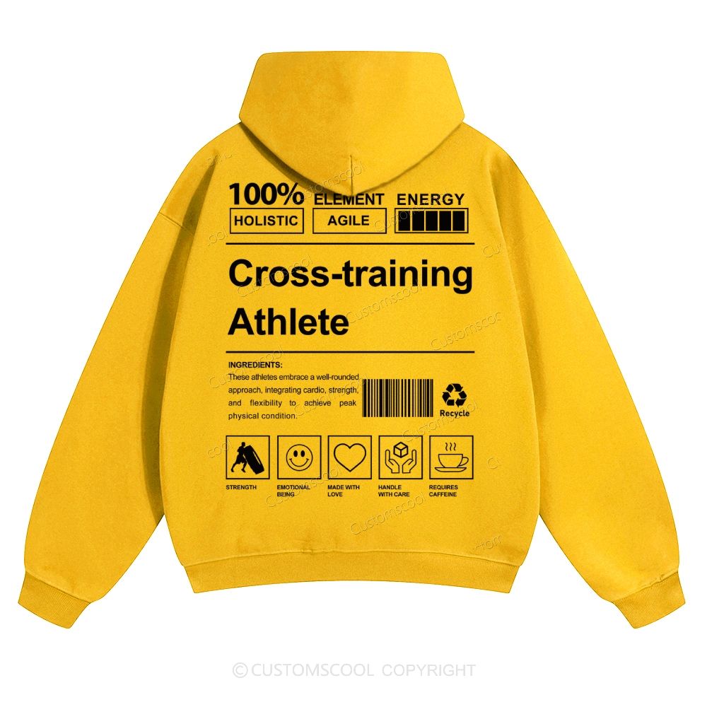Cross-training Athlete Solid Color Hoodie