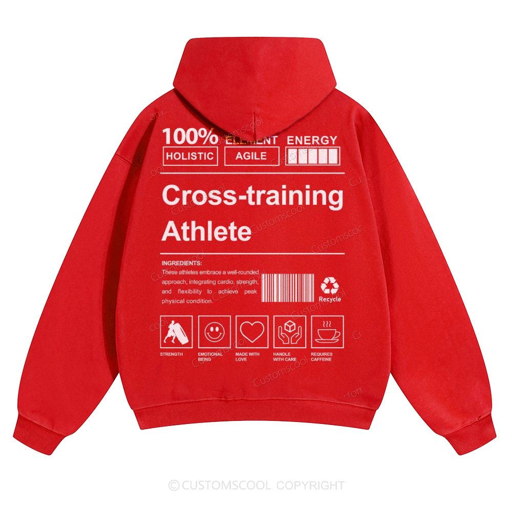 Cross-training Athlete Solid Color Hoodie