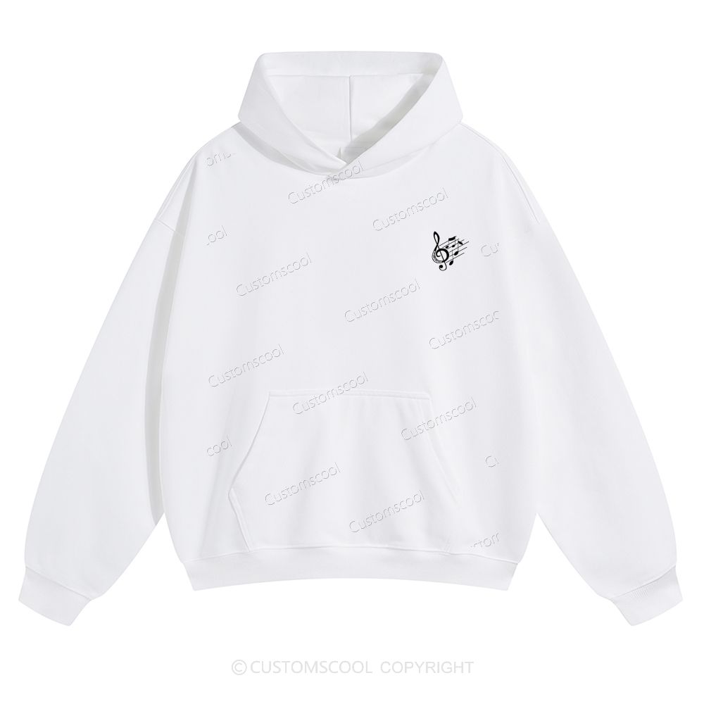 Musical Composer Solid Color Hoodie Customscool
