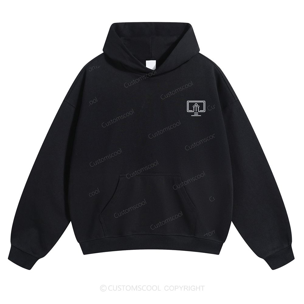 Application Security Engineer Solid Color Hoodie Customscool