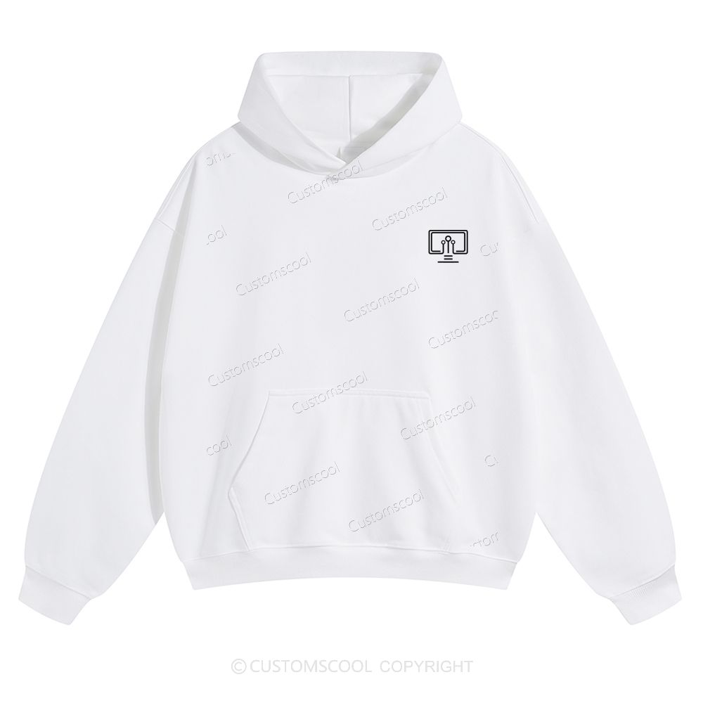 Application Security Engineer Solid Color Hoodie Customscool