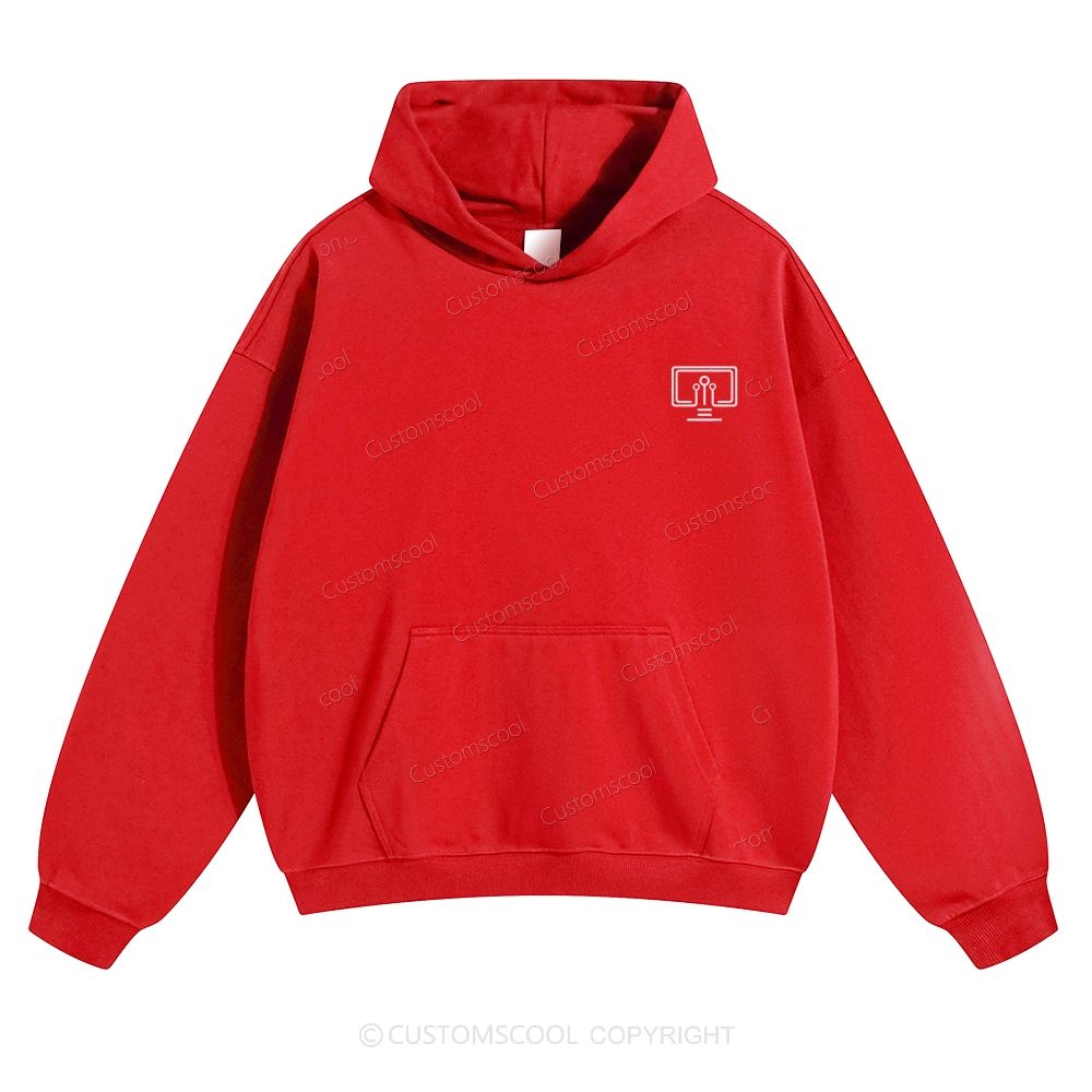 Application Security Engineer Solid Color Hoodie Customscool