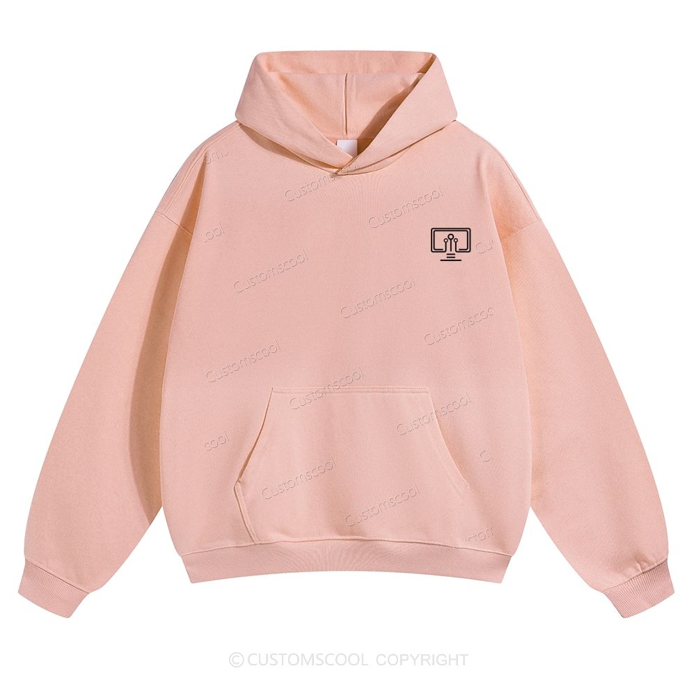 Application Security Engineer Solid Color Hoodie Customscool