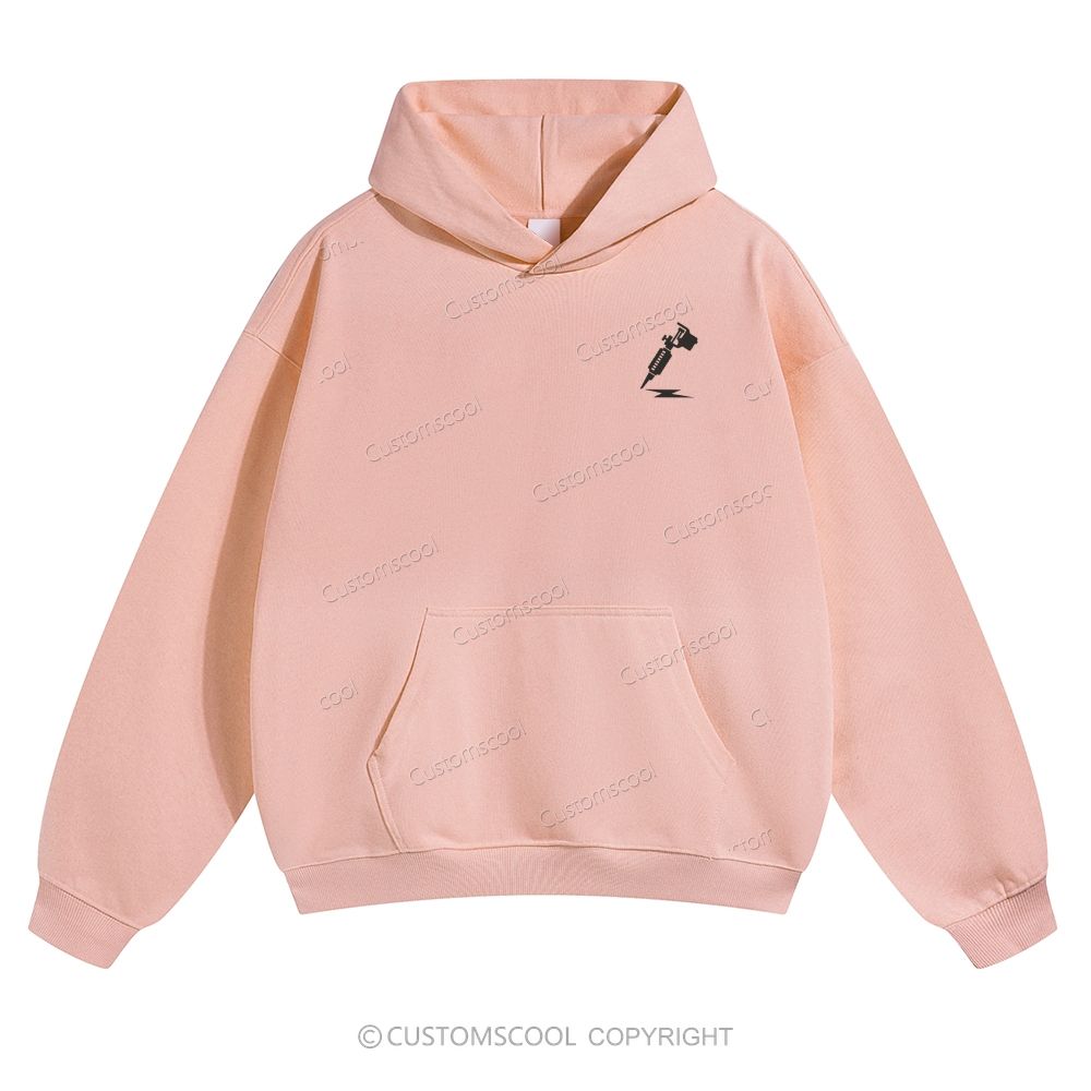 Tattoo Artist Solid Color Hoodie Customscool