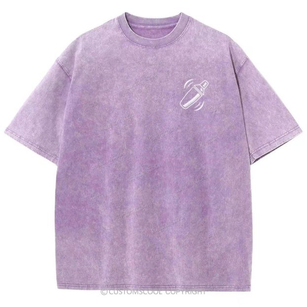 Bartender Unisex Fit Washed T-Shirt Customscool