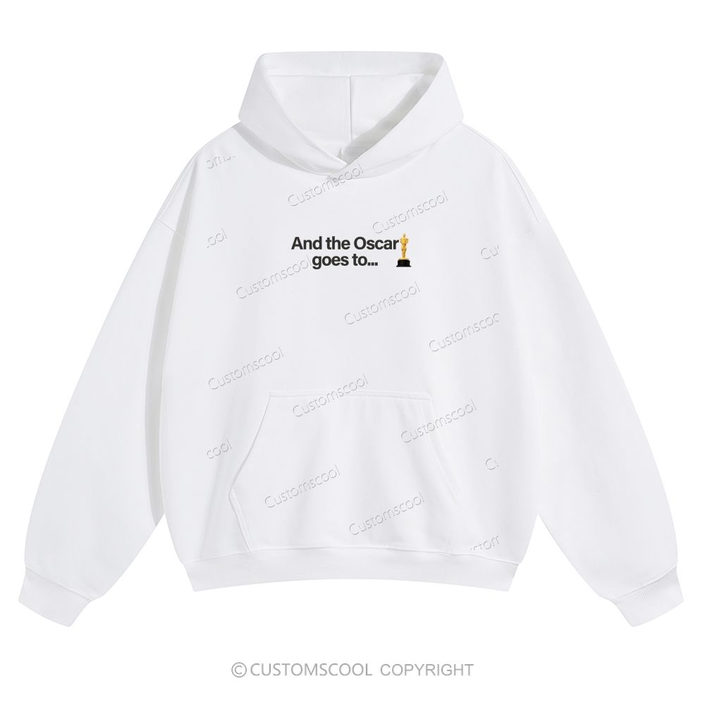 And the Oscar goes to... Solid Color Hoodie Customscool